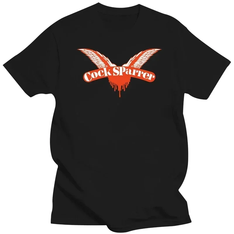 Cock Sparrer Classic Wings Logo Punk Rock Oi Street Новая черная футболка высокого качества