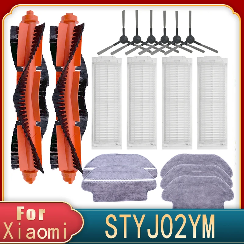 

For Xiaomi Mijia STYJ02YM V-RVCLM21B Conga 3290 3490 3690 3890 Viomi V2 PRO V3 SE Mop 2S 3C Hepa Filter Side Main Brush Mop