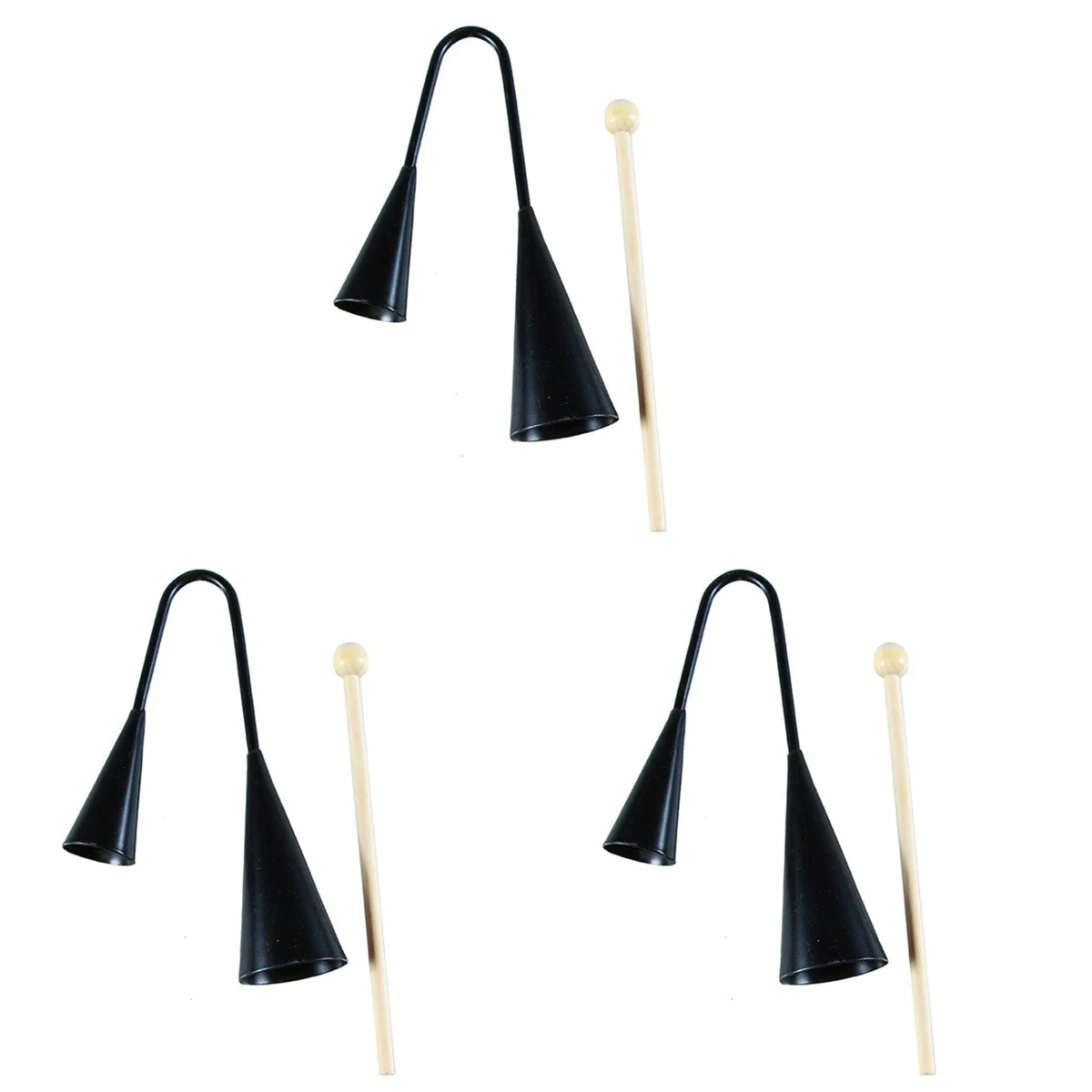 

Instrumentkids Bell Beater Percussion Agogomusical Two Educational Preschool Cowbell Education Early Traditional Stick Tone