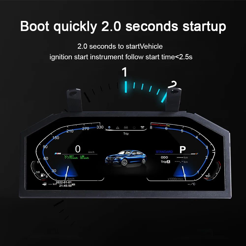 Для BMW 5 серии E60 E61 2003 2004 2005 2006 2007 2008 2009 Измеритель скорости ЖК-кластер Приборная