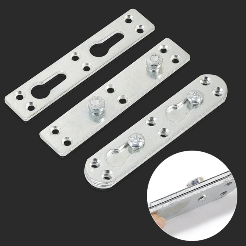 Brackets For Secure Bed Rails & Headboards 4pairs/set Durable