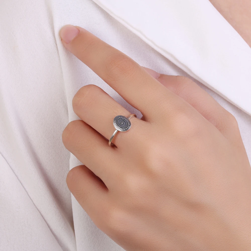 Женские кольца на палец KAMERAON Ретро стиль богемное Оригинальное серебро 925 пробы