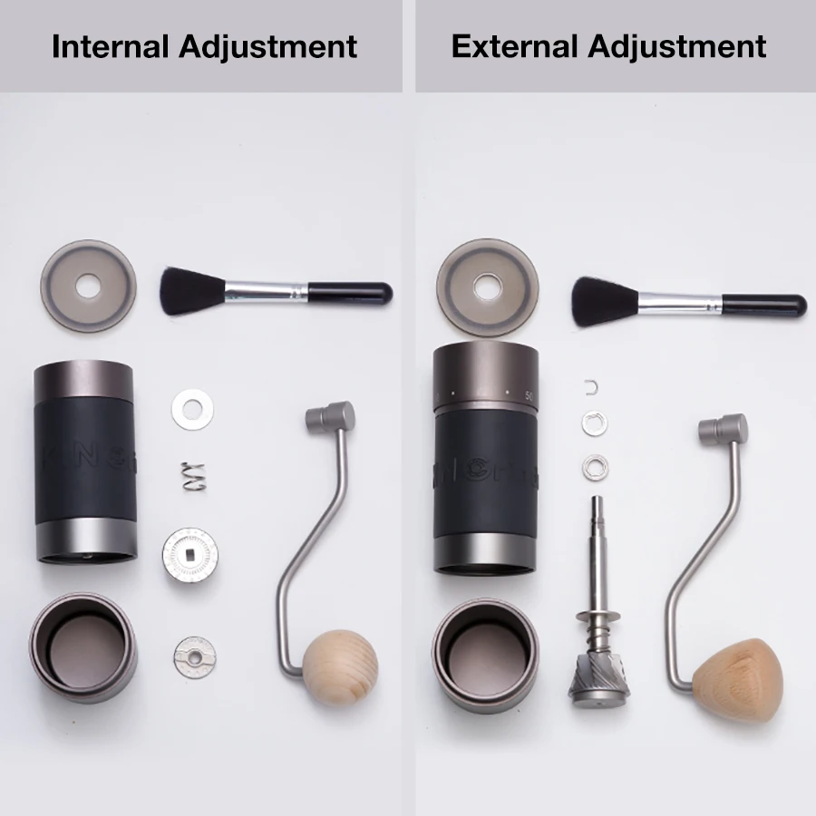 Купить кофемолка Ручная кофемолка Kinmills K2 / K4/K6, портативная ручная кофемолка из нержавеющей стали SUS420, размер 48 мм Продажа кофемолка Ручная кофемолка Kinmills K2 / K4/K6, портативная ручная кофемолка из нержавеющей стали SUS420, размер 48 мм