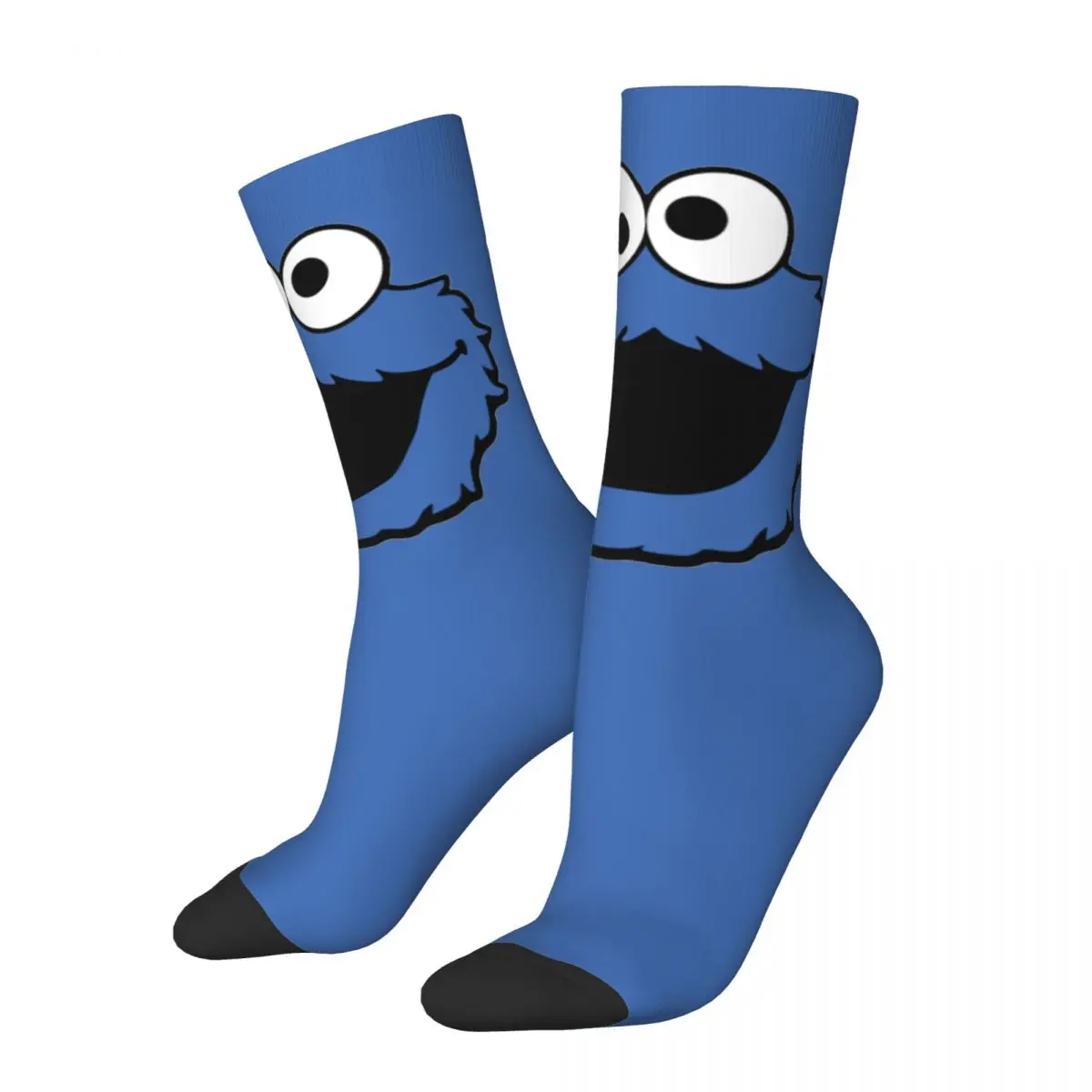 

Street Cookie Monster Illustration Funny Graphic The Best Buy Casual Contrast color Elastic Socks