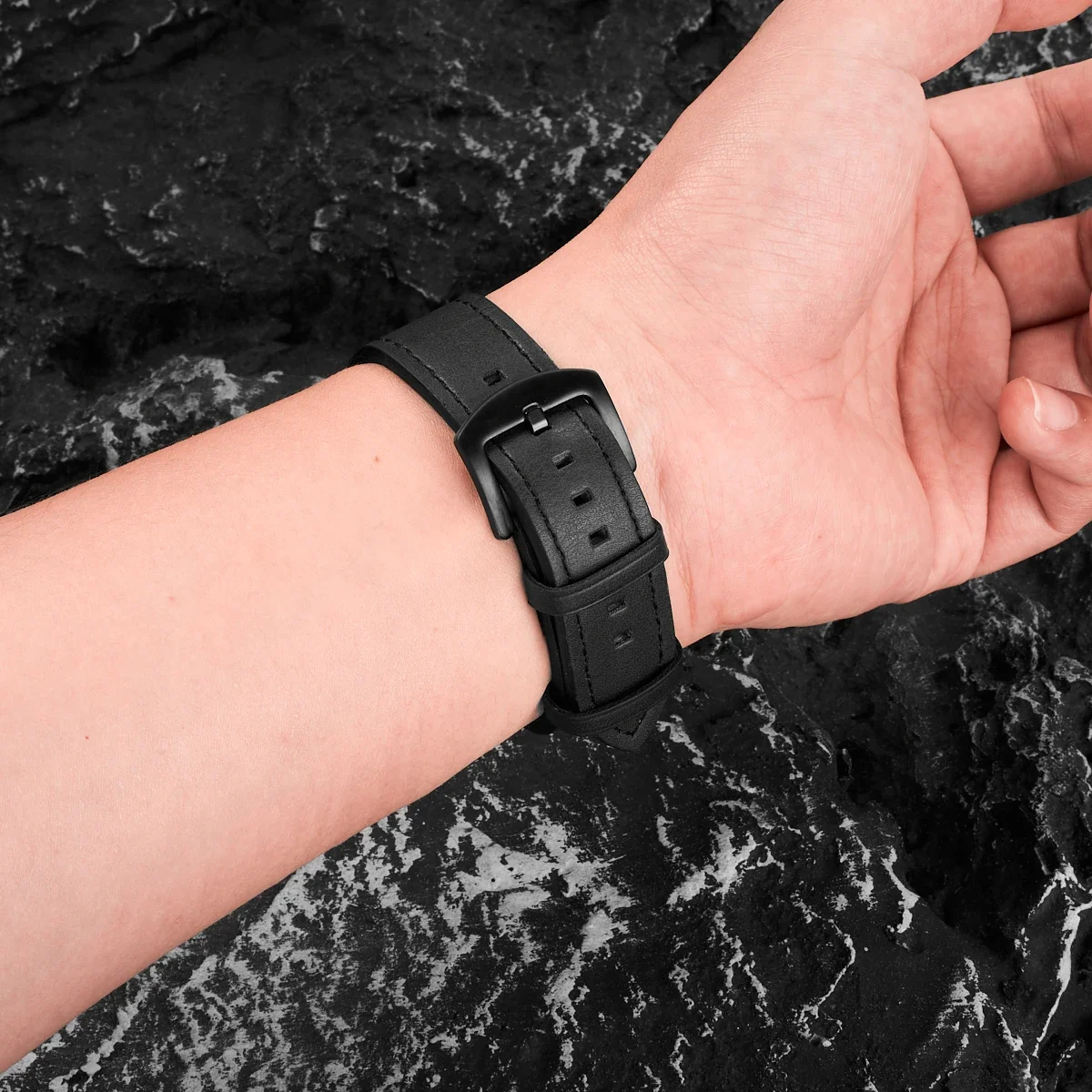 Кожаный ремешок для fitbit versa 4, fitbit versa 3 2 Lite, мужские часы, браслет, ремешок для Fitbit SenseSense 2, сменная петля (art.: 3920cf9399c8a) - 3920cf9399c8a