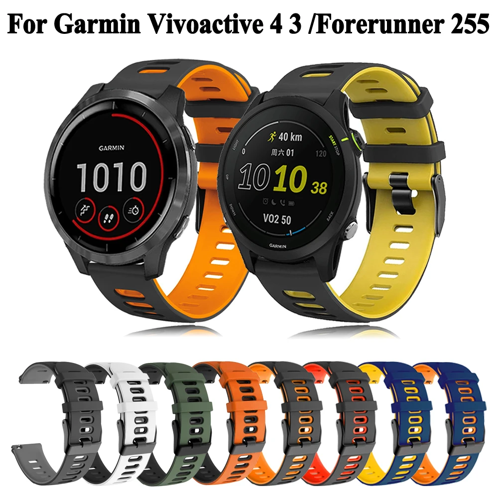 

Ремешок для наручных часов Garmin Forerunner 255 Music 55 245 645/CAME 2 Plus/ Vivoactive 4 3