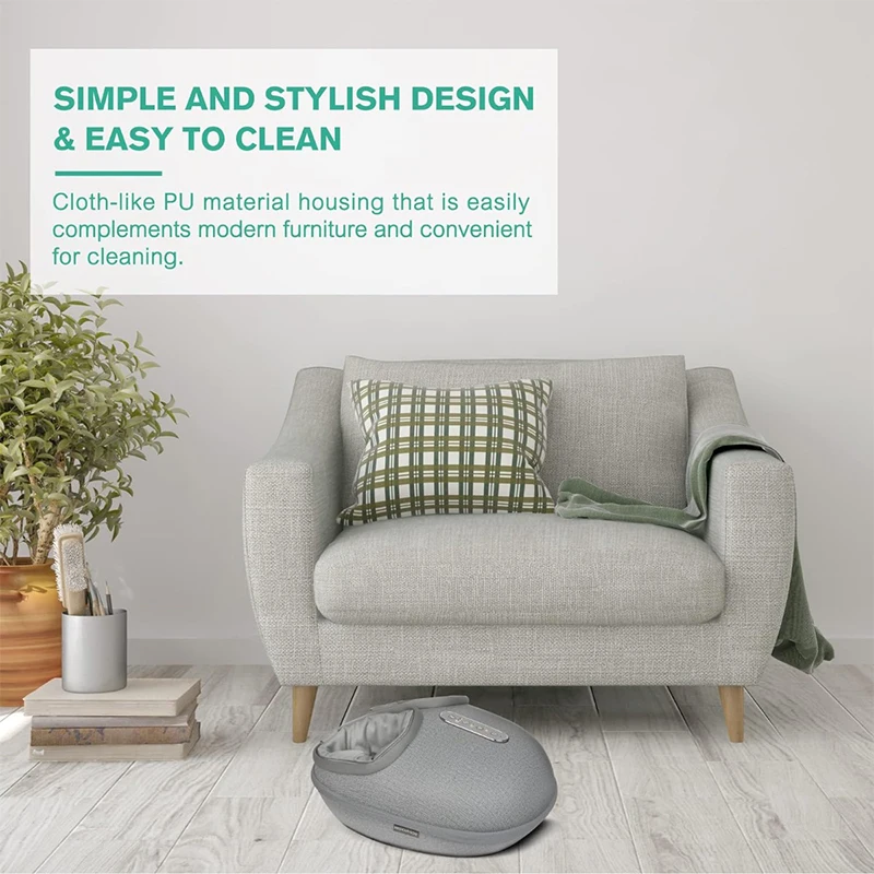 Аппарат для массажа ног с подогревом и шиацу