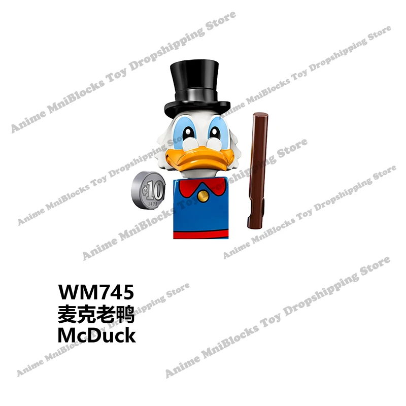 Фигурки героев Диснея WM6066 Микки Минни Маус искусственная утка детали аниме