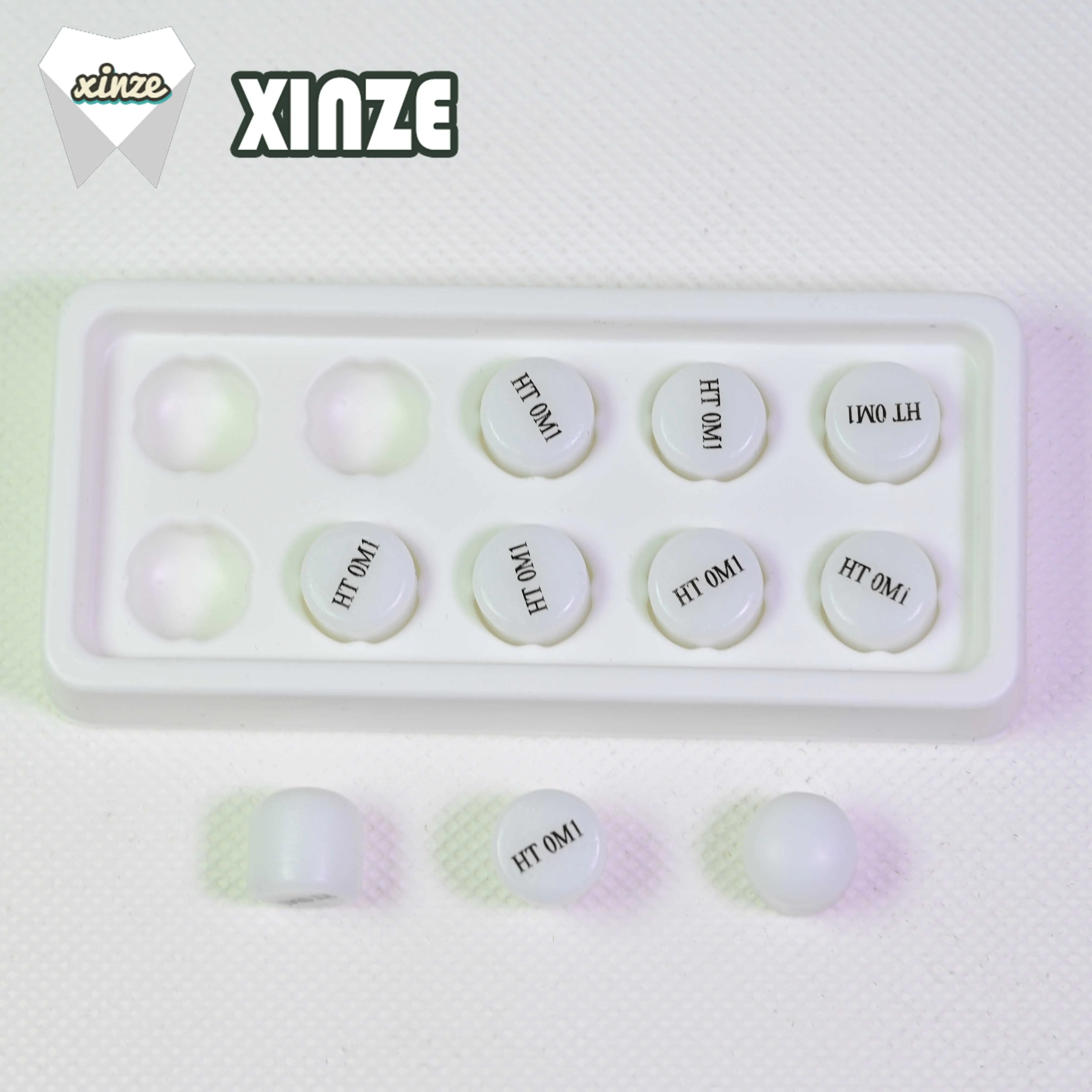 Пресс для зубной стоматологии натурального цвета слитки стеклокерамика