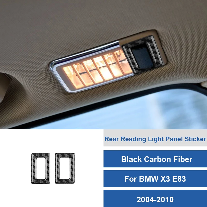 Для BMW X3 E83 2004 2005 2006 2007 2008 2009 2010 углеродное волокно задняя фотонаклейка интерьерные