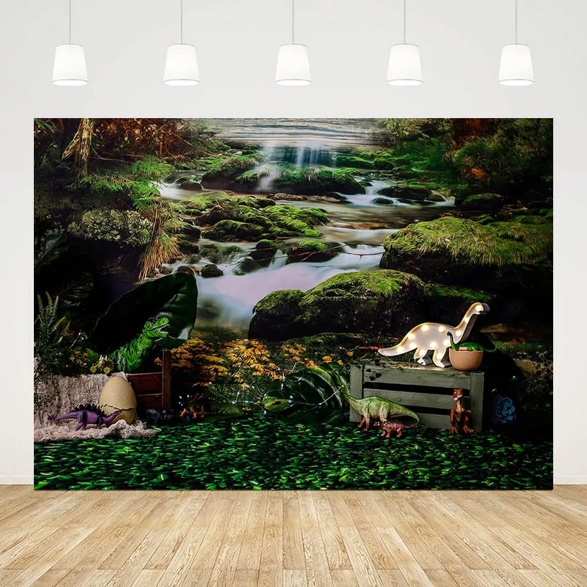 

Фон для фотосъемки Mehofond, динозавр, мир, зеленая трава, ландшафт, украшение для мальчика, день рождения, фон для фотостудии, фотозона