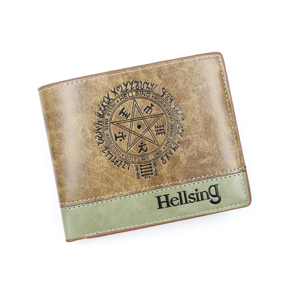 

Кошелек цвета хаки в стиле аниме Hellsing