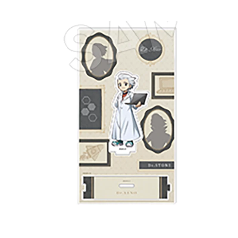 Фото Аниме Ishigami Senku Saionji Ukyo Nanami Ryusui акриловая кукла-подставка Game Asagiri Hyoga фигурка модель тарелка игрушка для косплея в подарок №2