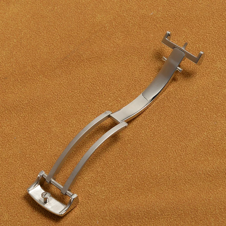 18mm Stainless Steel Deployment Deployant Buckle Clasp fit Tudor Watch Strap For Glashutte