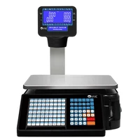 new arrival 30kg tma series digital cash register scale supermarket barcode label printing scales