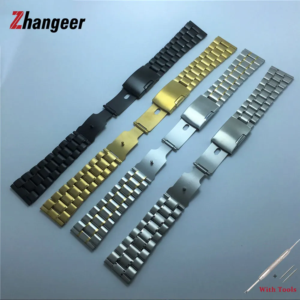 

14mm 16mm 18mm 19mm 20mm 21mm 22mm 24mm 26mm Wristbands High Quality Stainless Steel Watch Straps Watches Accessories
