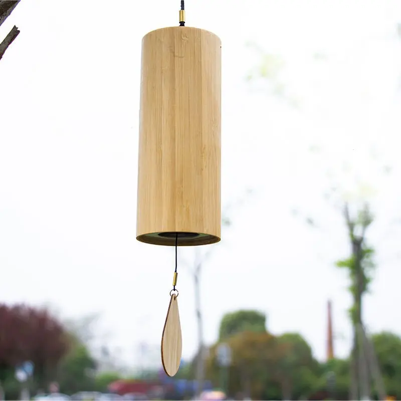 

Bamboo Healing Wind Chime Japanese Style Chord Singing Handmade Orff Musical Instruments for Beginners Ornaments 2022 Hot Sale