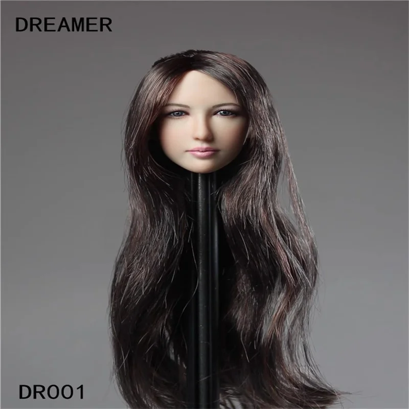 DREAMER DR001 1/6 солдат длинные волосы красота голова резьба скульптура модель игрушки