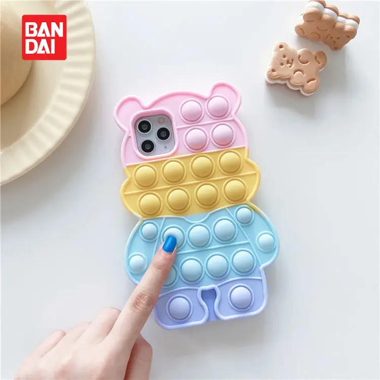 

Bandai Disney 3D Decompress Phone Case for Samsung Galaxy S10+ s9 a 32 50 31 51 71 21 11 Ultra Cartoon Back Cover Kawaii Fundas