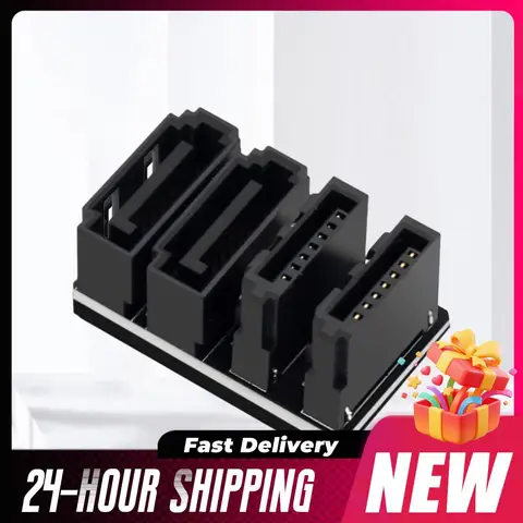 VKTECH 7-контактный угловой SATA-адаптер