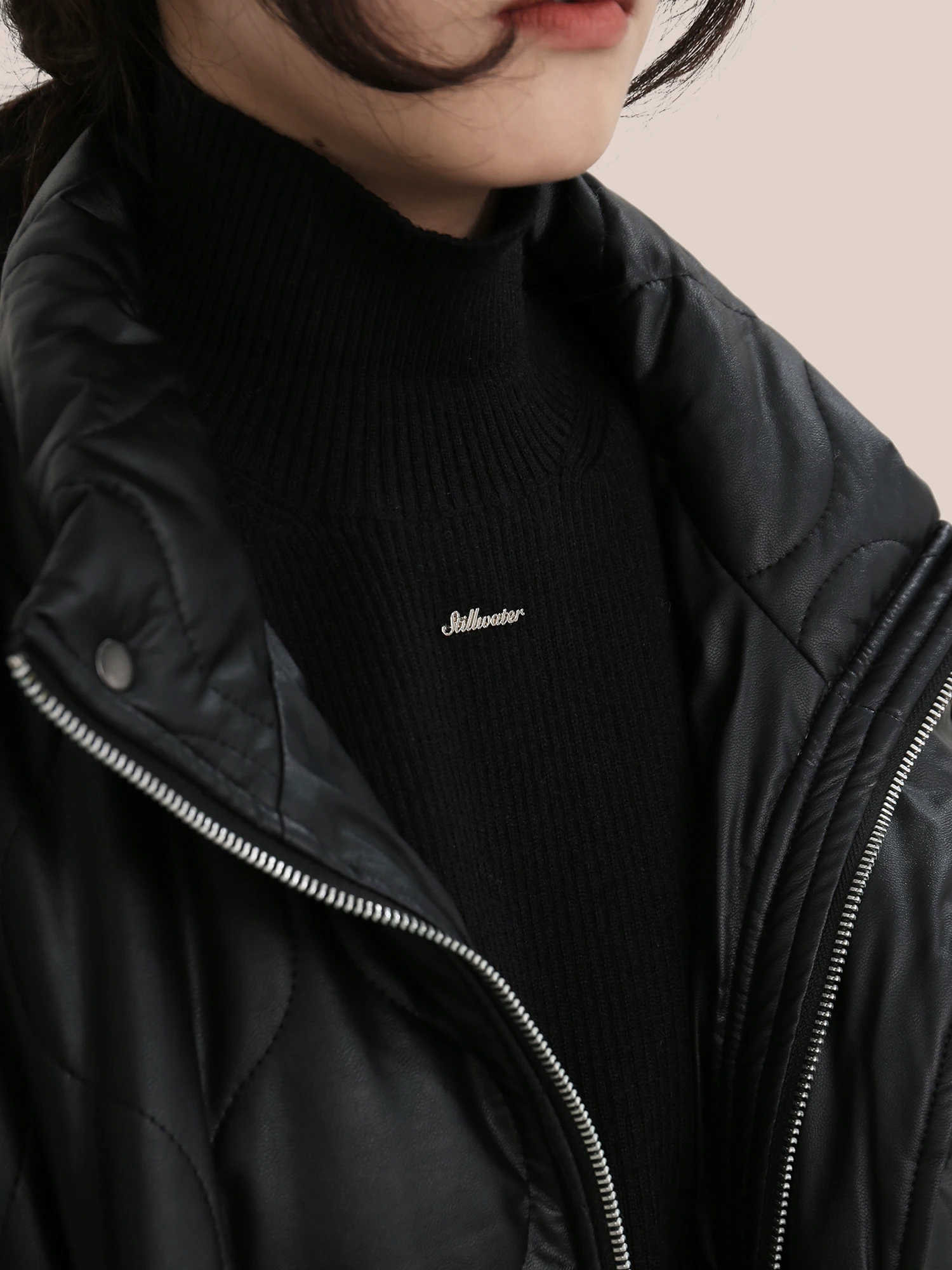 Осень-зима 2023 парный утолщенный свитер с воротником средней длины для мужчин и