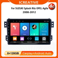 4g autoradio for suzuki splash ritz opel agila 2008 2012 2 din android car radio stereo wifi gps navigation multimedia player