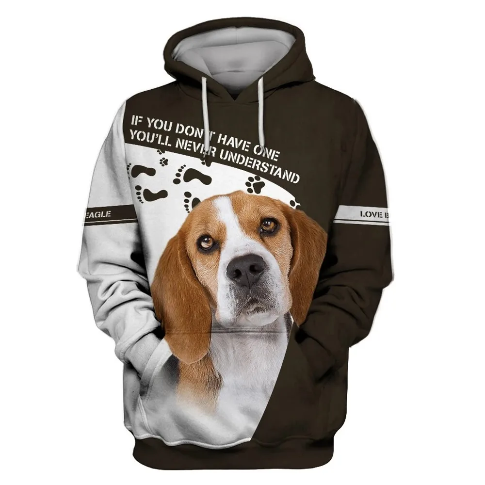 

Fashion Men Cute Dog Hoodie Autumn Winter Long Sleeve Zipper Hoodie New Casual Street Hip Hop Harajuku Sweatshirt