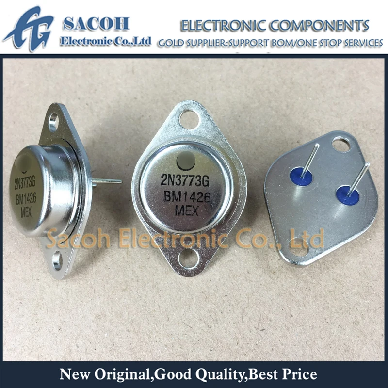 

10Pcs 2N3773G or 2N3773 TO-3 16A 140V 150W Power transistor