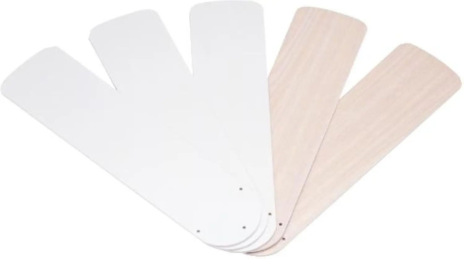 

52-Inch White/Bleached Oak Replacement Fan Blades, Five-Pack Hvac tools Adaptadores para manguera de aire acondicionado Iptv sub