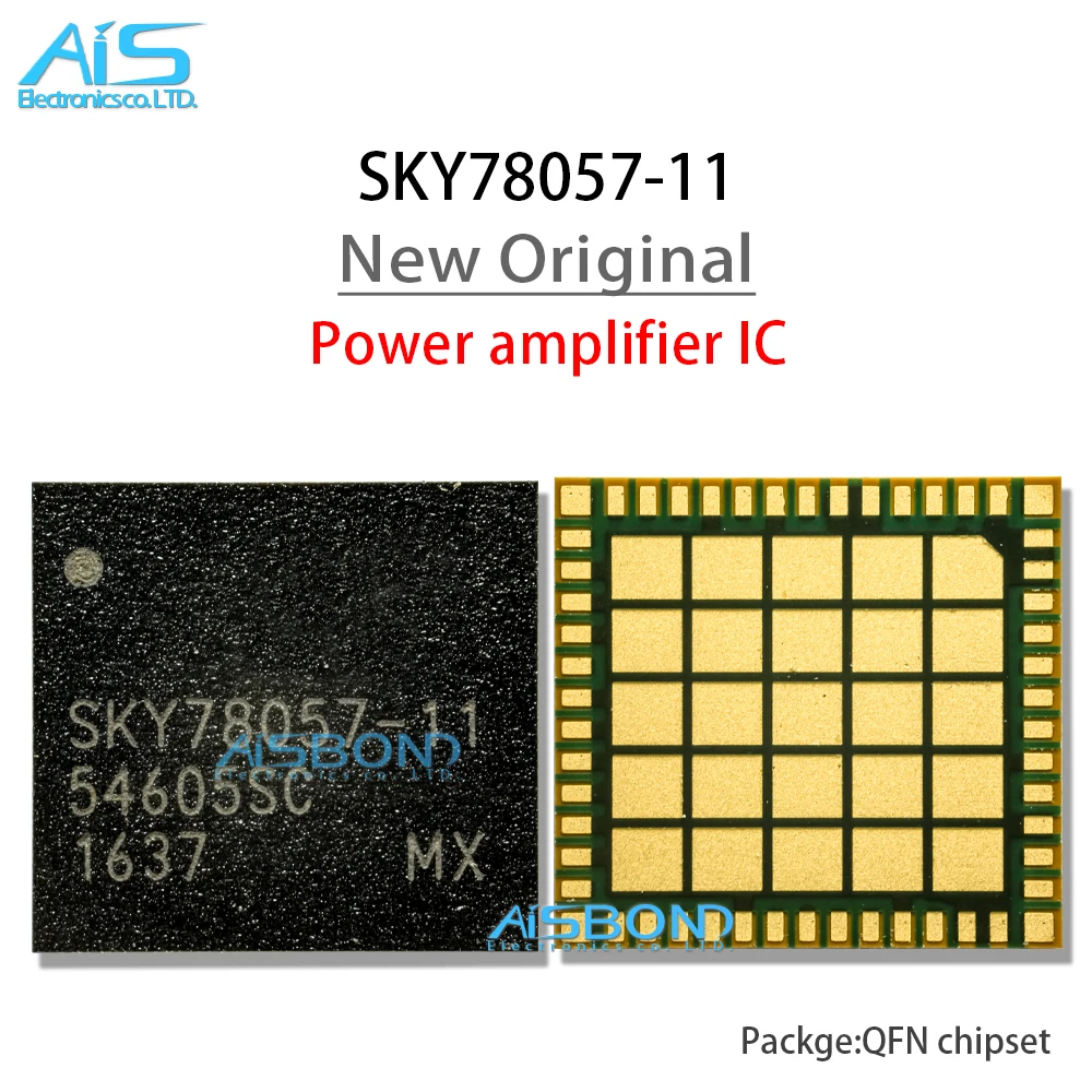 

2 шт./партия, новая стандартная микросхема для усилителя мощности, микросхема модуля сигнала IC SKY 78057-11