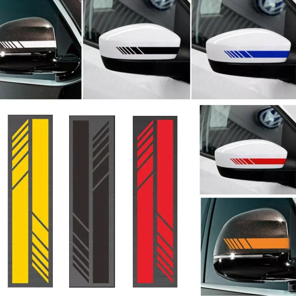 

4pcs DIY Car Auto Car Body Sticker Durable UV Resistant Side Decal Stripe Decals SUV Vinyl Graphic Reflective Stickers