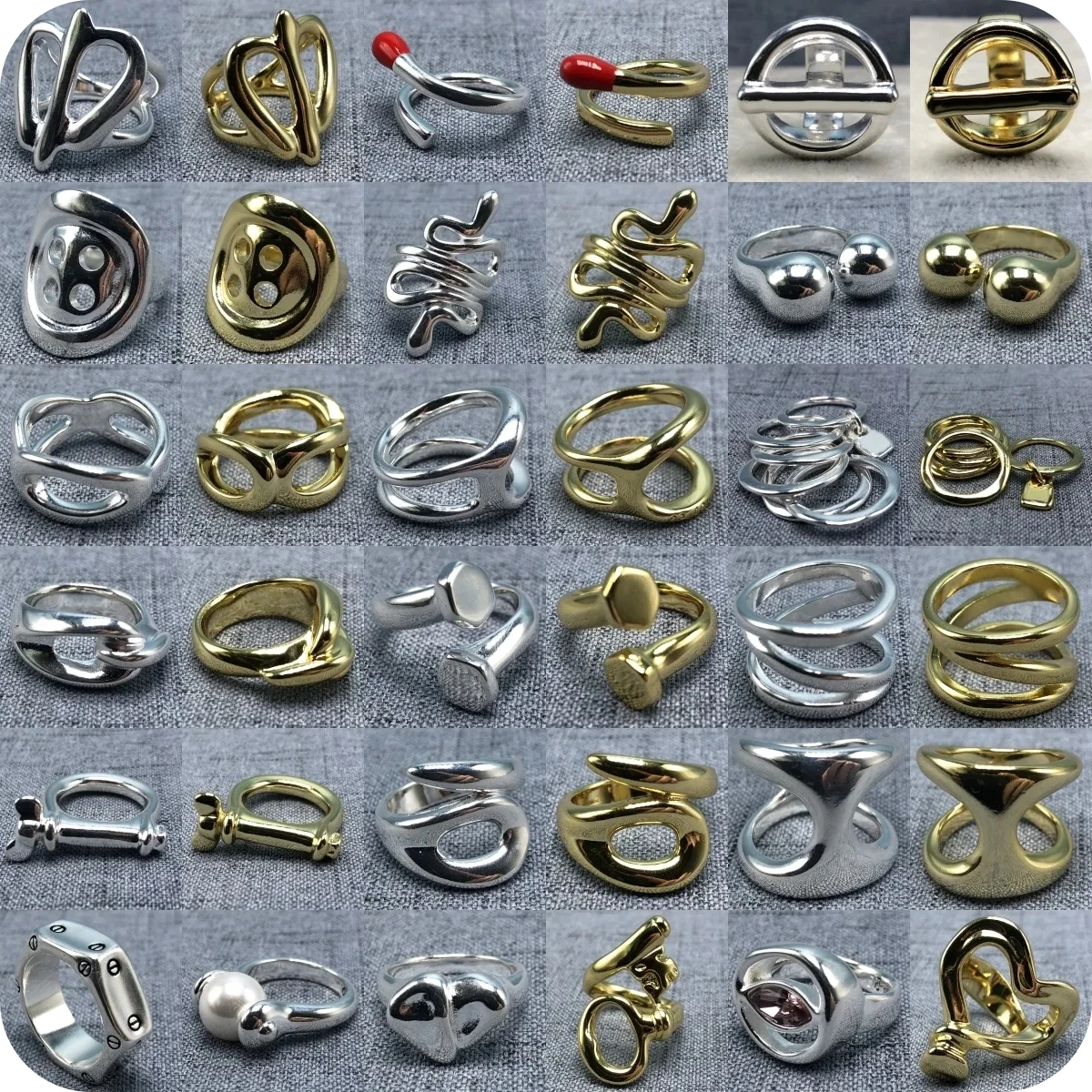 

Bag. Women's Ring Spanish U-brand Jewelry Gift 925 Silver Free Shipping Trend Personalized Temperament Fashion Trend Fine