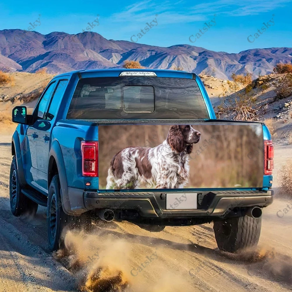 Наклейки на автомобиль Springer Spaniel виниловые аксессуары для модификации заднего