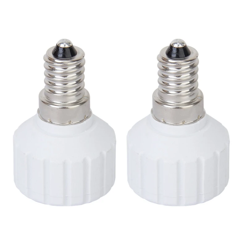 

2X E14 To GU10 Screw LED Light Bulb Socket Adapter Converter