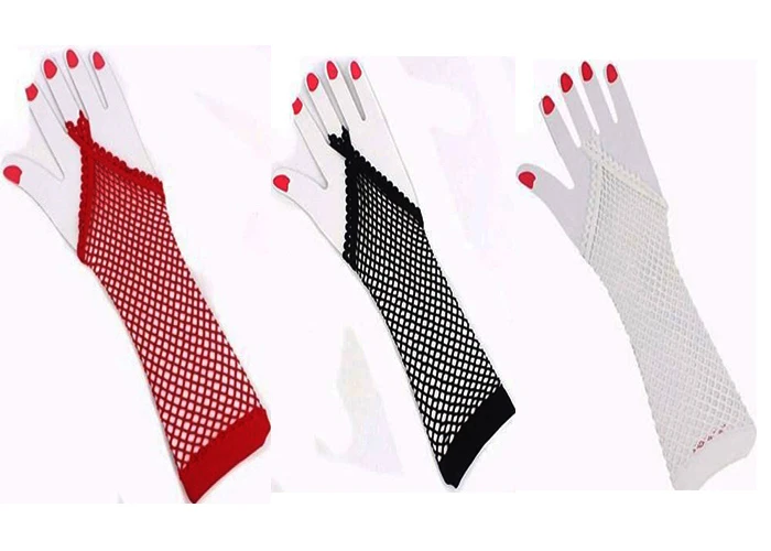 

3 шт., длинные сетчатые перчатки на локтях