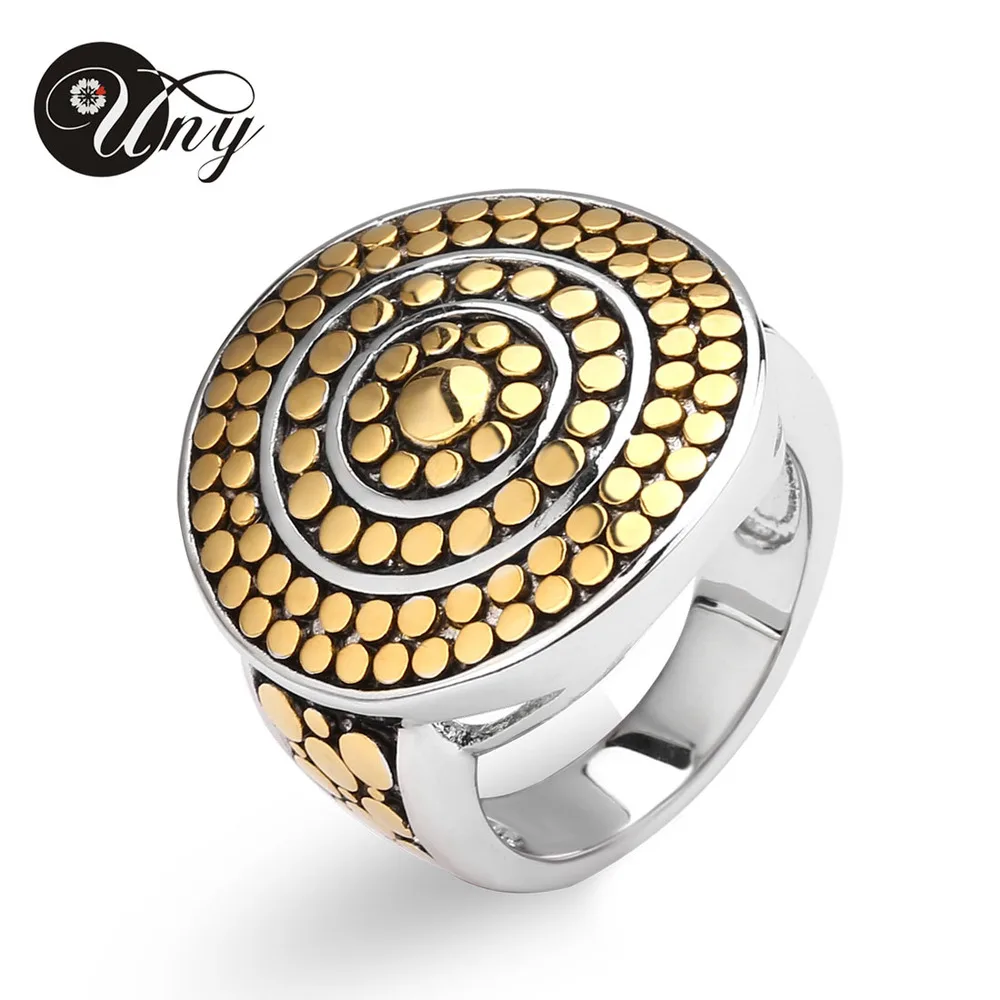 Кольцо "Харди Дотс" от дизайнерского бренда UNY для женщин - модный винтажный подарок на Рождество и День Валентина.