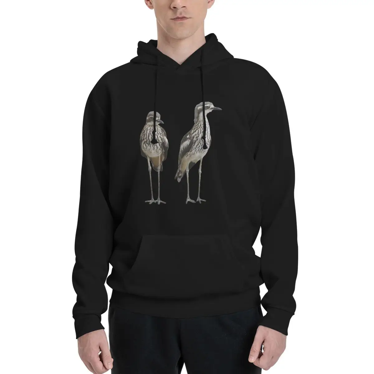 

Stone Curlews Creeping Polyester Hoodie Men's Women's Sweater Size XXS-3XL