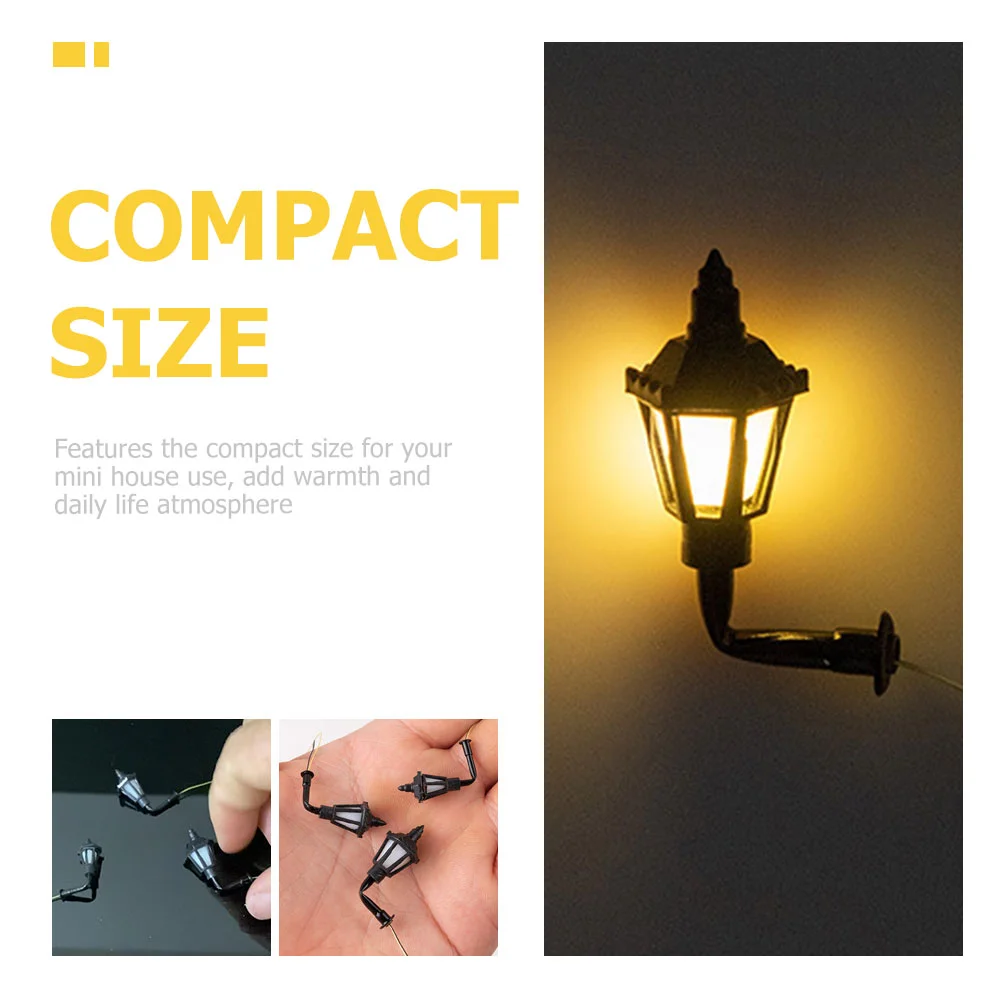 10 шт. мини-аксессуары микро пейзажный орнамент свет настенная миниатюрная