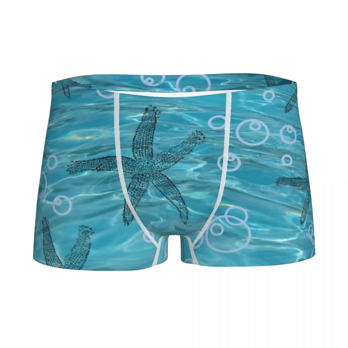 

Boy Starfish In Ocean Boxer Shorts Cotton Youth Breathable Underwear Man Underwear Boxer Popularity Teenage Underpants