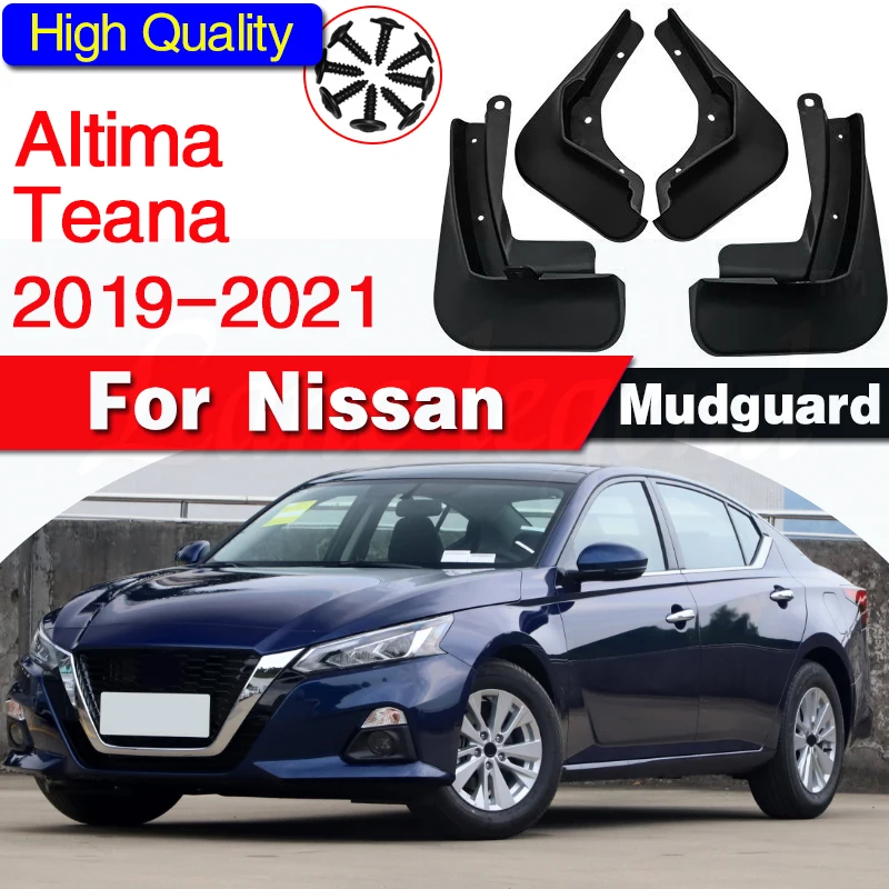 

Брызговики для Nissan Altima Teana 2019 2020 2021 (L33), 4 шт.