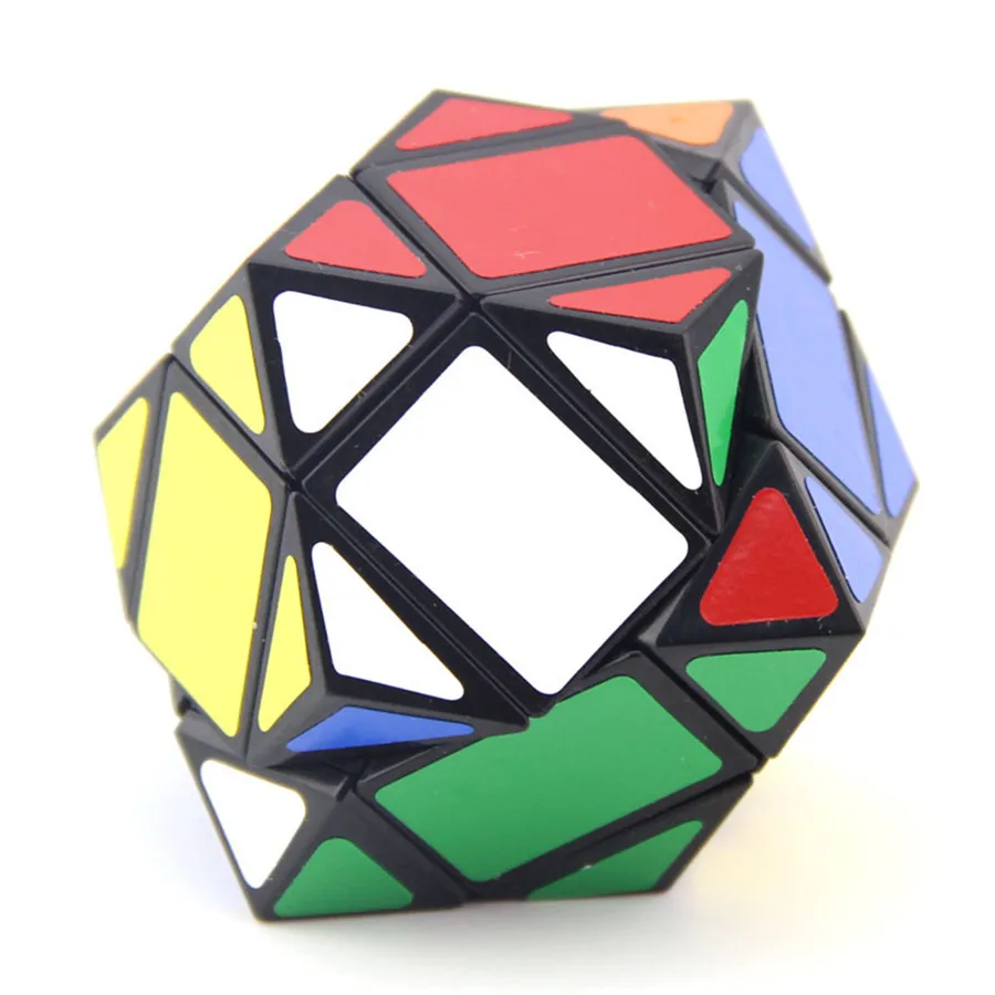 Фото Lanlan Diamond Face 3x3x3 Magic Cube Black Alien 12-сторонняя детская игрушка Magic Cube Детские игрушки-головоломки Cubo Magico №2