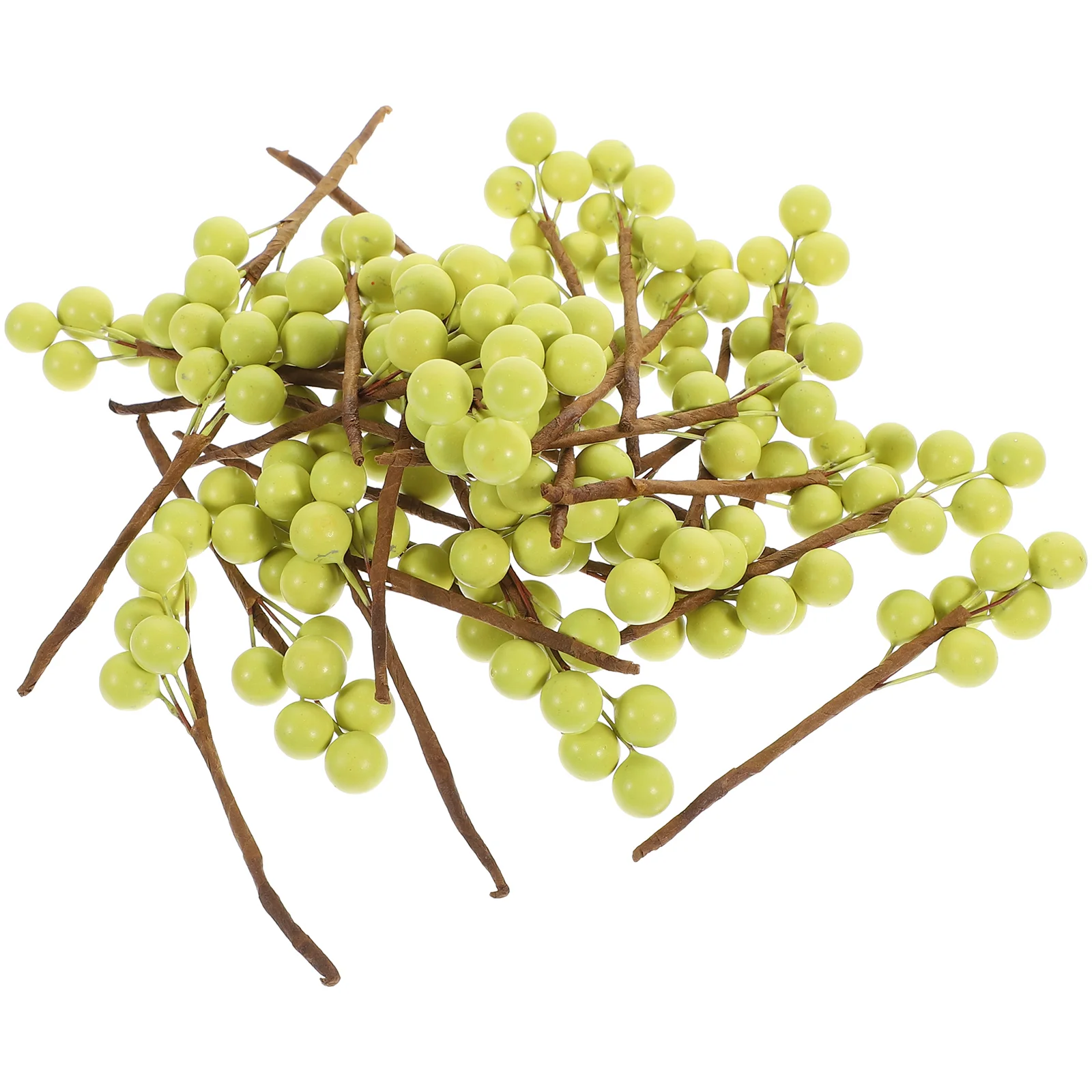 

Berry Stems Picks Christmas Artificial Berries Tree Fake Holly Lifelike Flower Fruit Branchesflowers Pickstem Branch Table Twig