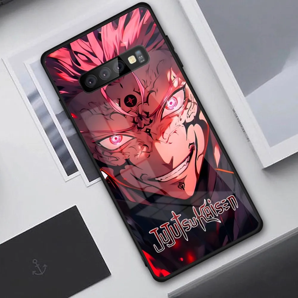 Мобильный телефон JJK Ryomen Sukuna модель Samsung S24 S23 S22 S21 Pro Ultra A13 A33 A53 NOTE 20 PC стеклянный