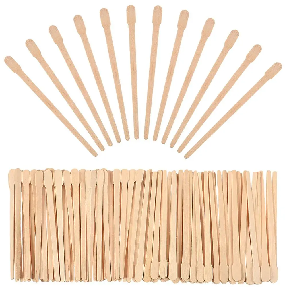 

Spatulas Tongue Depressor Small Face Wiping Wax Tool Wax Sticks Body Hair Removal Sticks Waxing Applicator Sticks