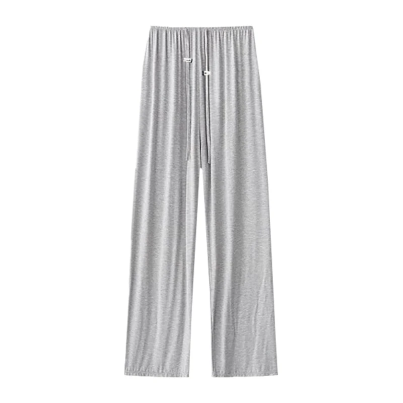 Свободные брюки для беременных из модала с высокой талией летние тонкие широкие