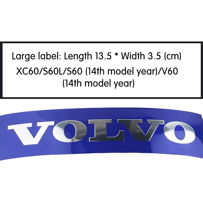 

Значок для переднего заднего багажника для Volvo T6 S40 S60 S90 XC40 XC60 XC90 V40 V50 V60 V90 T5 T8 AWD C30 C70 S80 V70 XC70