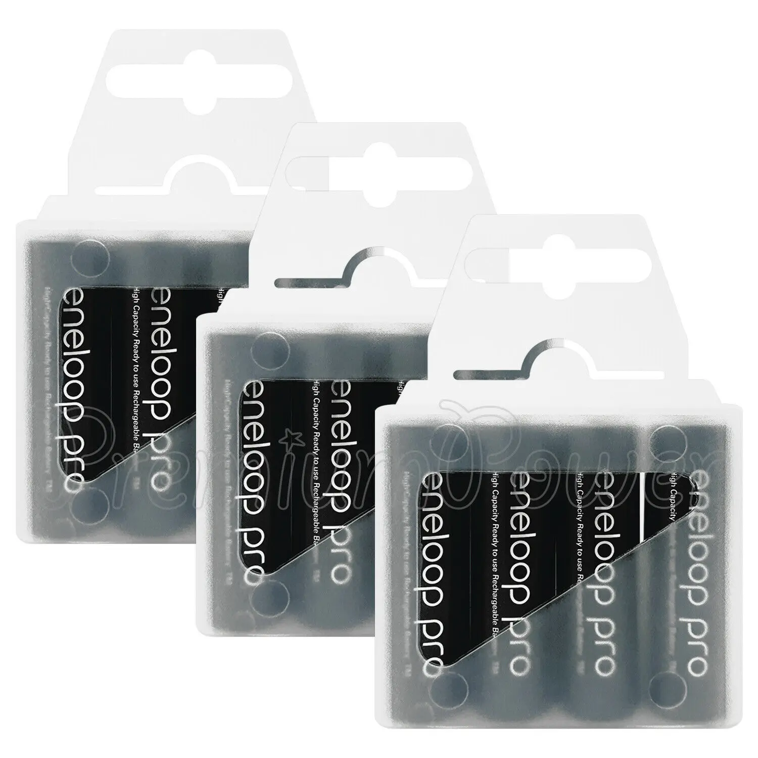 

Panasonic Eneloop PRO AA batteries 2500 mAh Rechargeable Ni-MH BK-3HCDE x 4 8 12