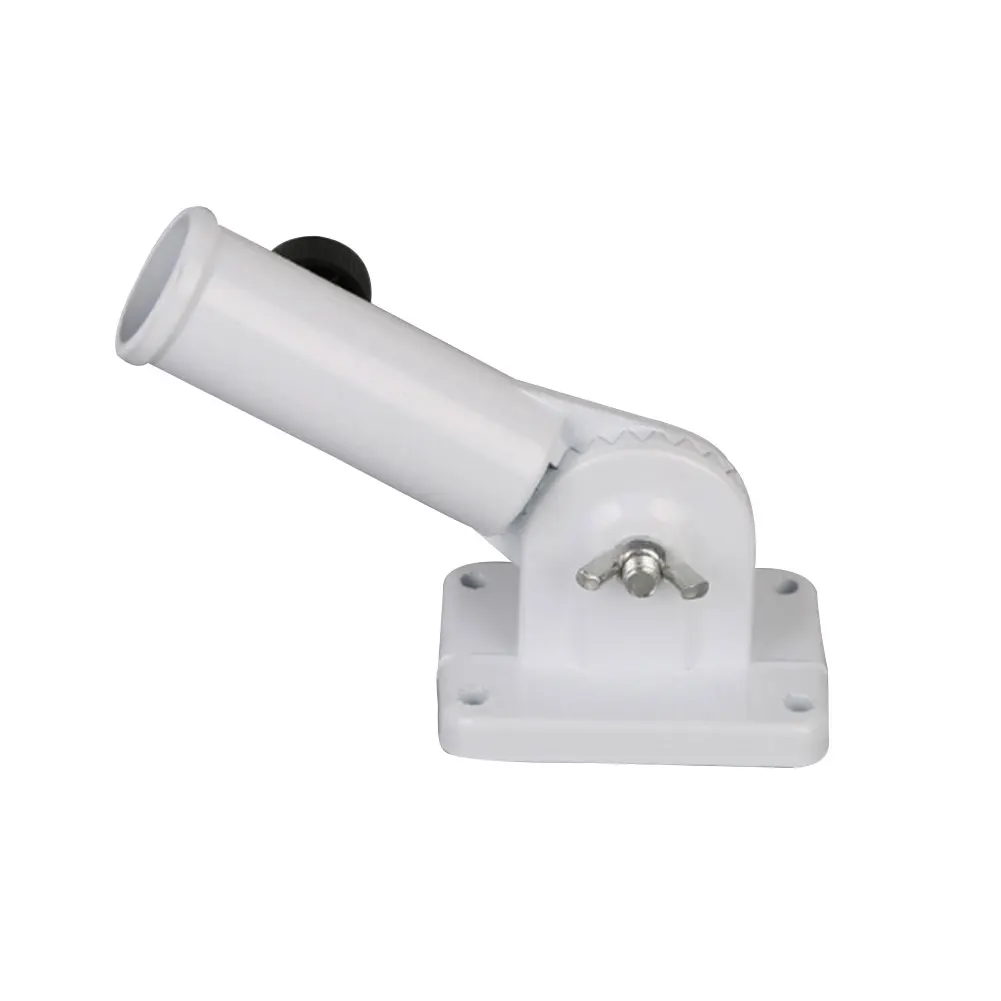 

Aluminium Outdoor Windsock Base Flag Pole Holder Adjustable Portable Wall Mounted Display Bracket Multipurpose Yard With Screws