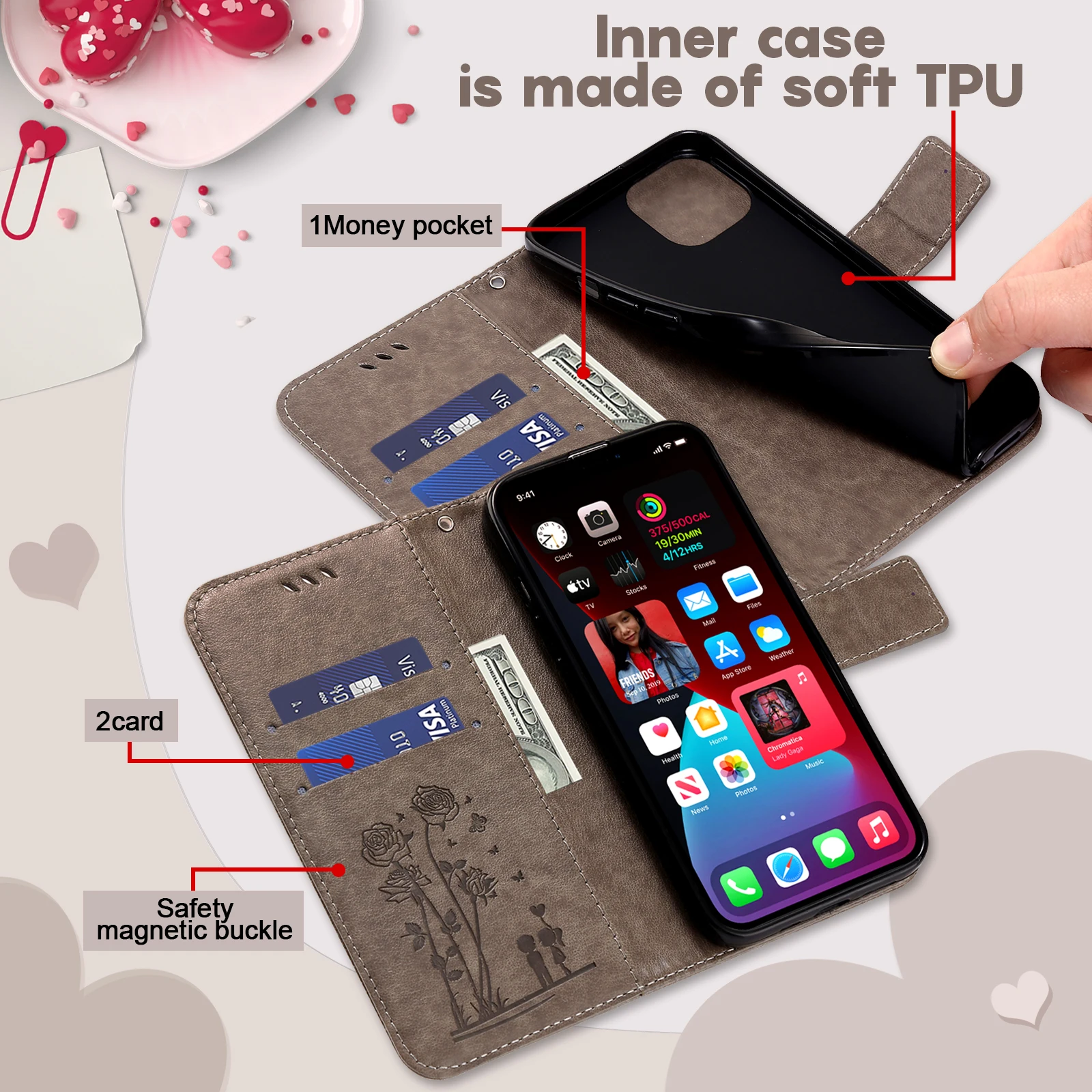 Чехол-книжка Etui для Samsung Galaxy S22 Ultra S21/S20 FE A03S A12 M12 A13 A22 A23 A32 A52 A52S A53 - купить по