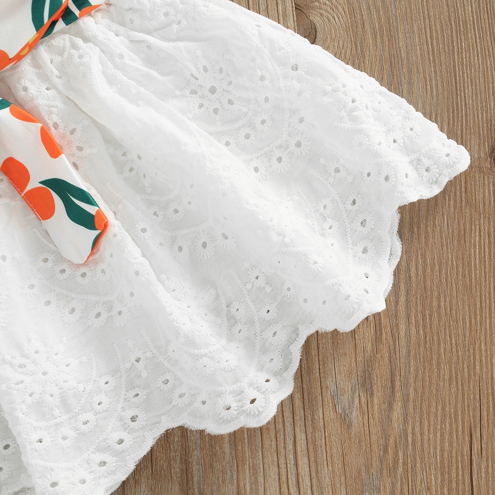 Комплект из 2 предметов с юбкой для младенцев Лоскутная кофта на бретельках